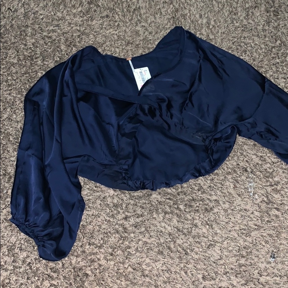 Free People Satin Wrap NWT